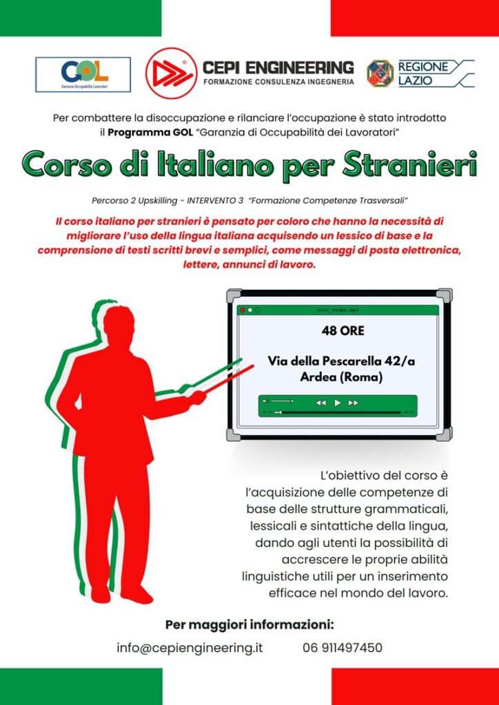 GOL - Corso italiano per stranieri