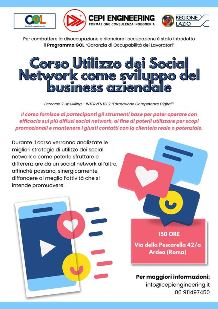 GOL - Corso utilizzo social network