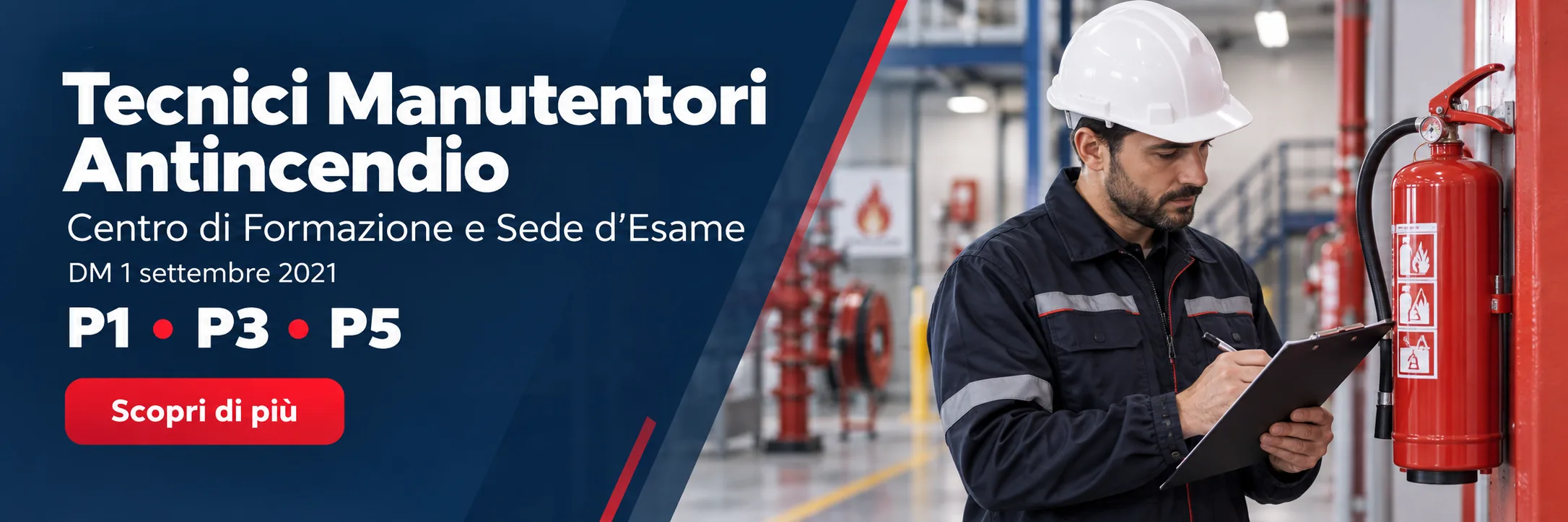 Tecnici manutentori antincendio: centro di formazione e sede d&rsquo;esame CEPI ENGINEERING
